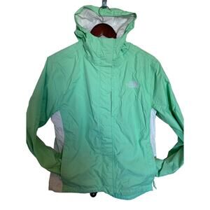 The North Face Green and White Women's Jacket